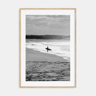 Surfer Photo B&W No 3 Poster