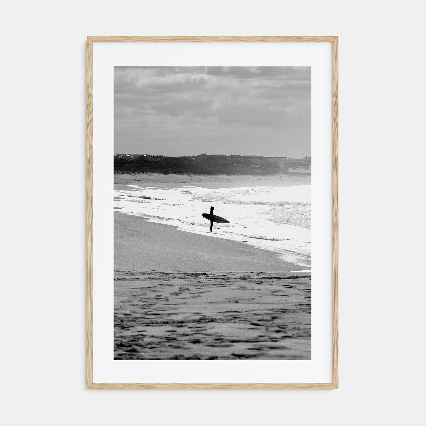 Surfer Photo B&W No 3 Poster