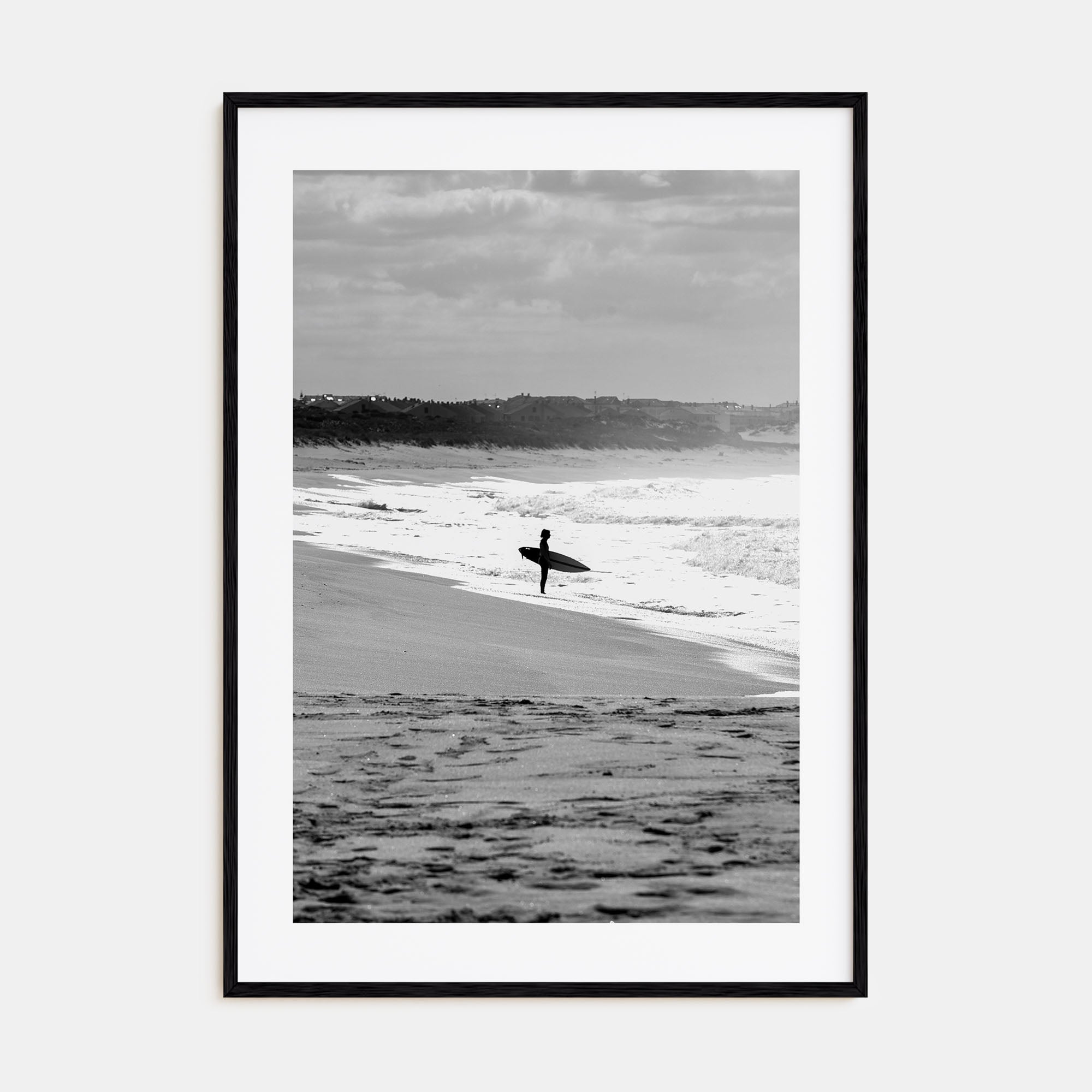 Surfer Photo B&W No 3 Poster