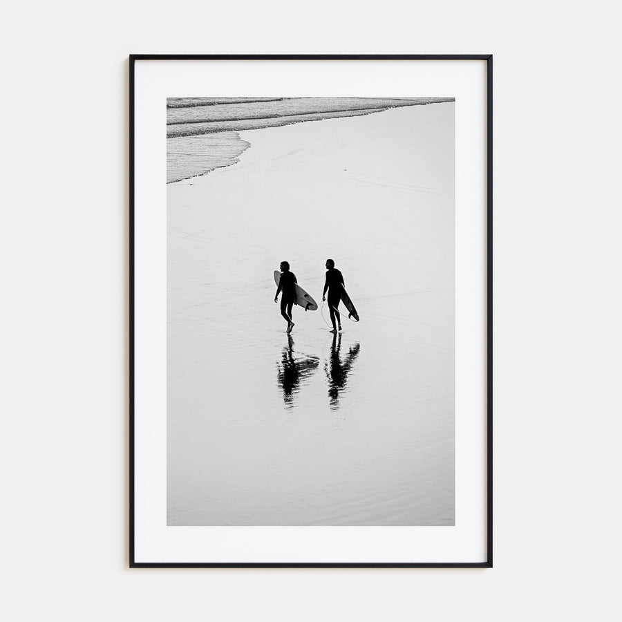 Surfer Photo B&W No 6 Poster
