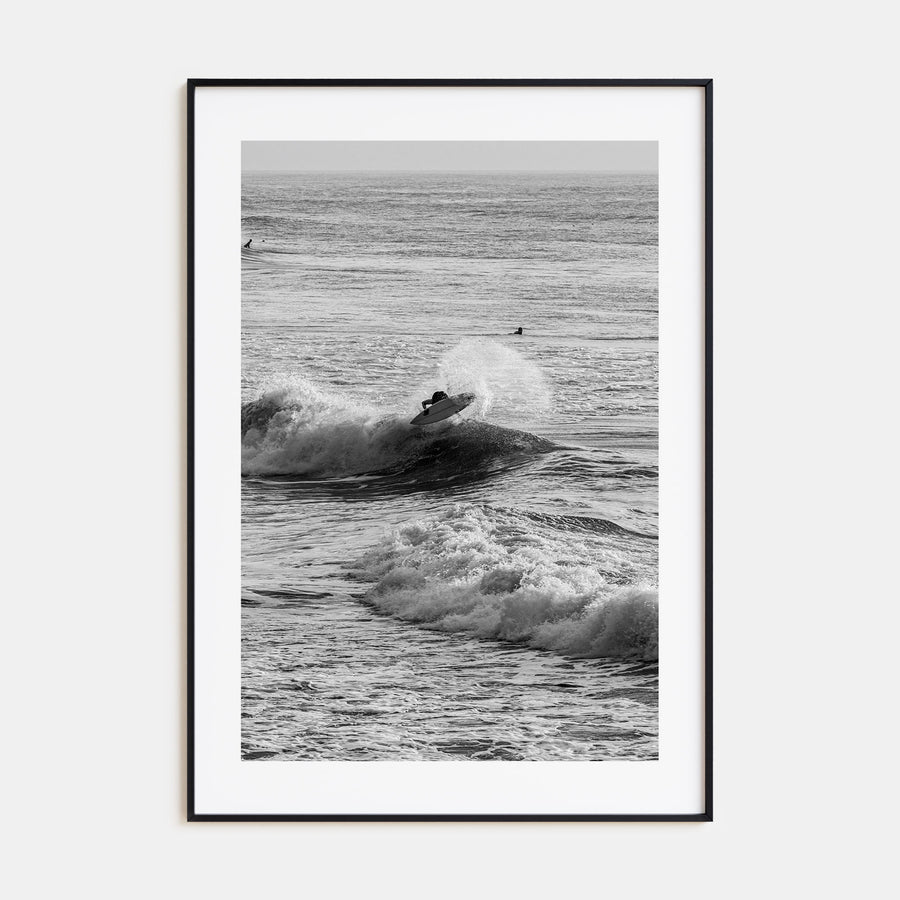 Surfing Photo B&W No 3 Poster