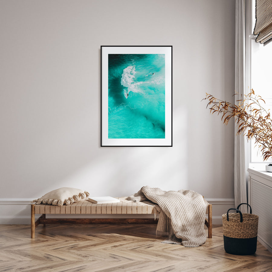 Surfing Photo Color No 1 Poster