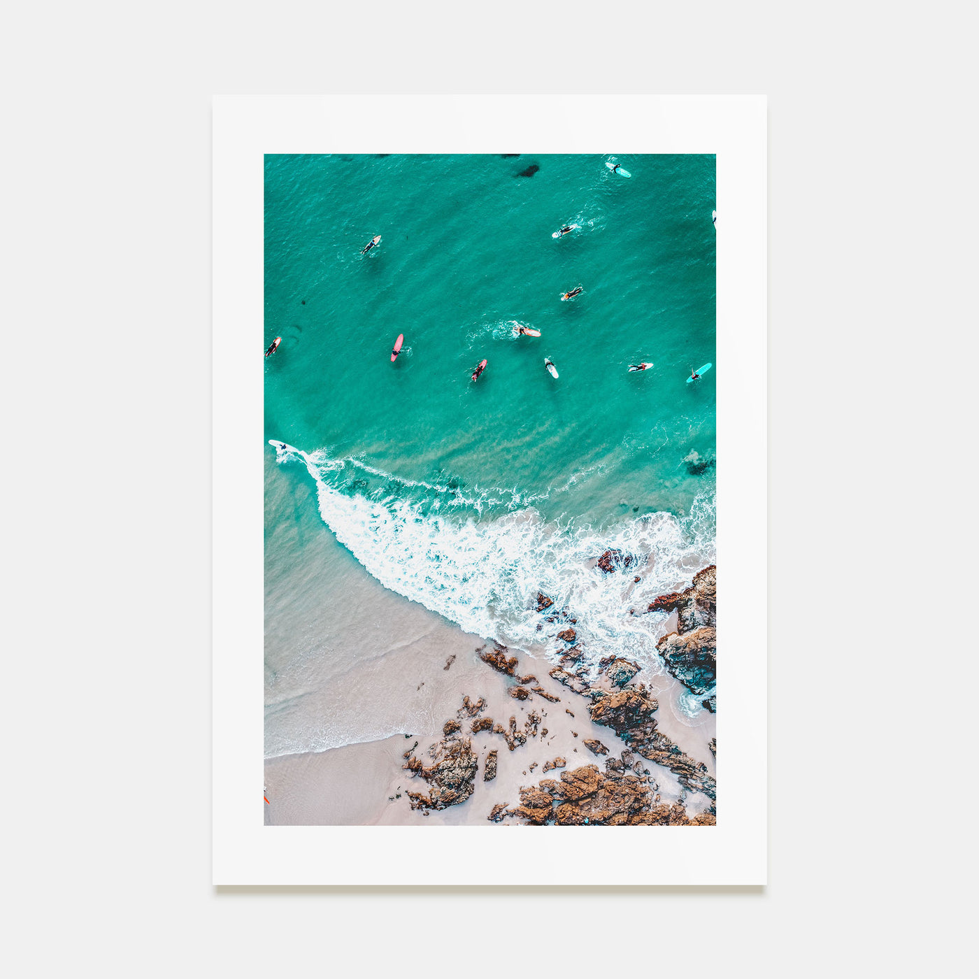 Surfing Photo Color No 2 Poster