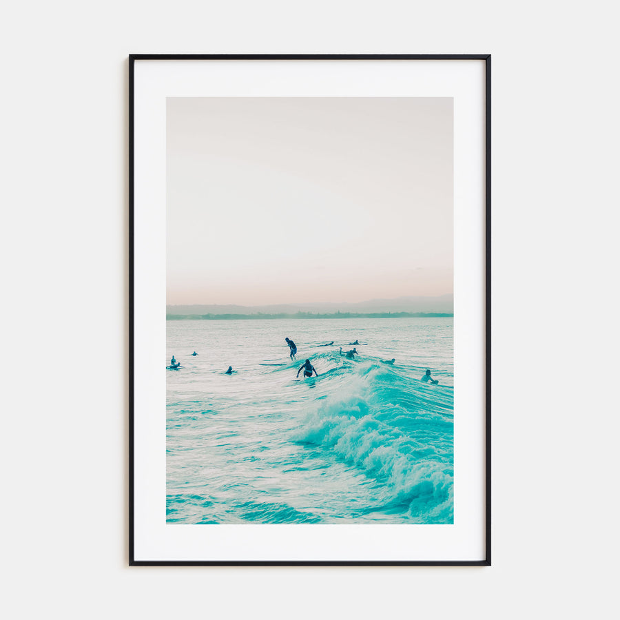 Surfing Photo Color No 5 Poster