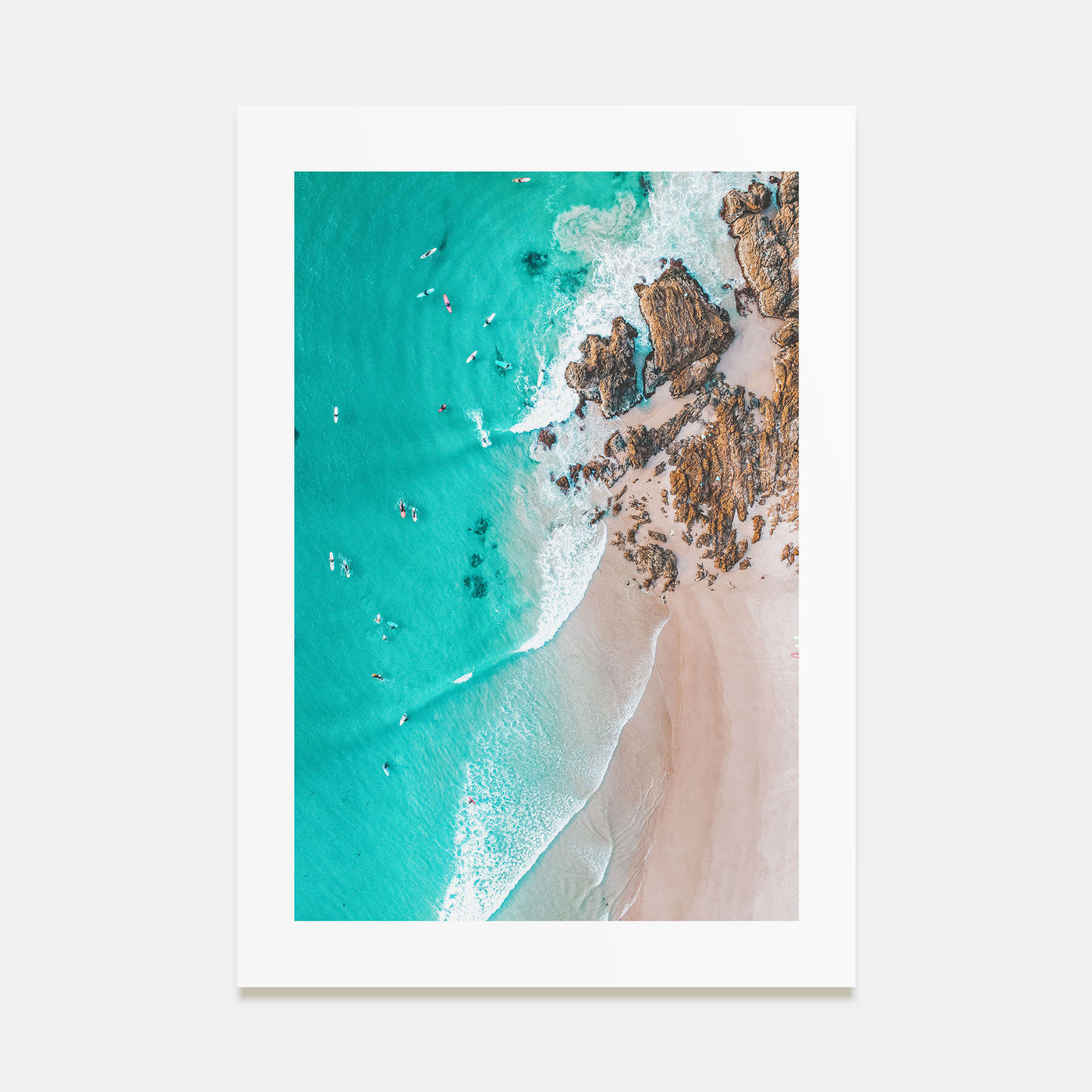 Surfing Photo Color No 6 Poster