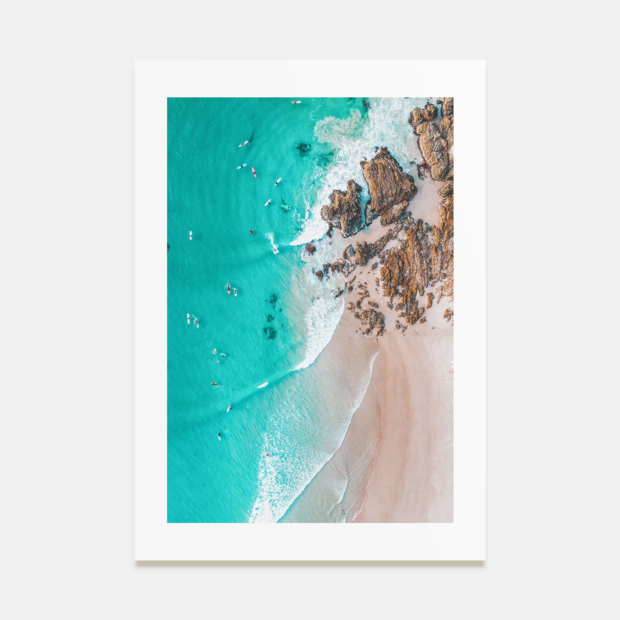 Surfing Photo Color No 6 Poster