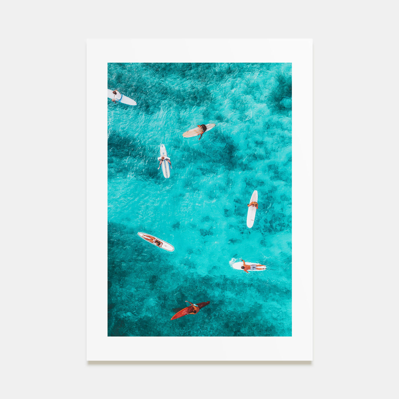 Surfing Photo Color No 7 Poster