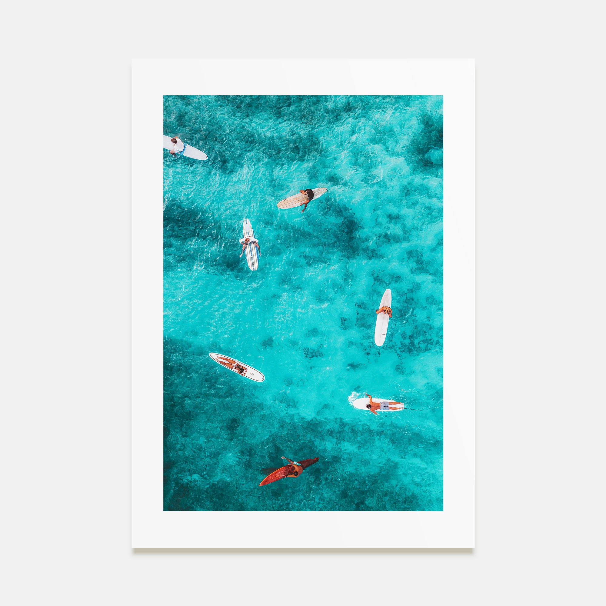 Surfing Photo Color No 7 Poster