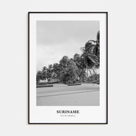 Suriname Portrait B&W Poster