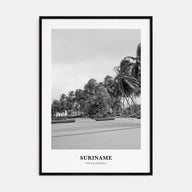 Suriname Portrait B&W Poster