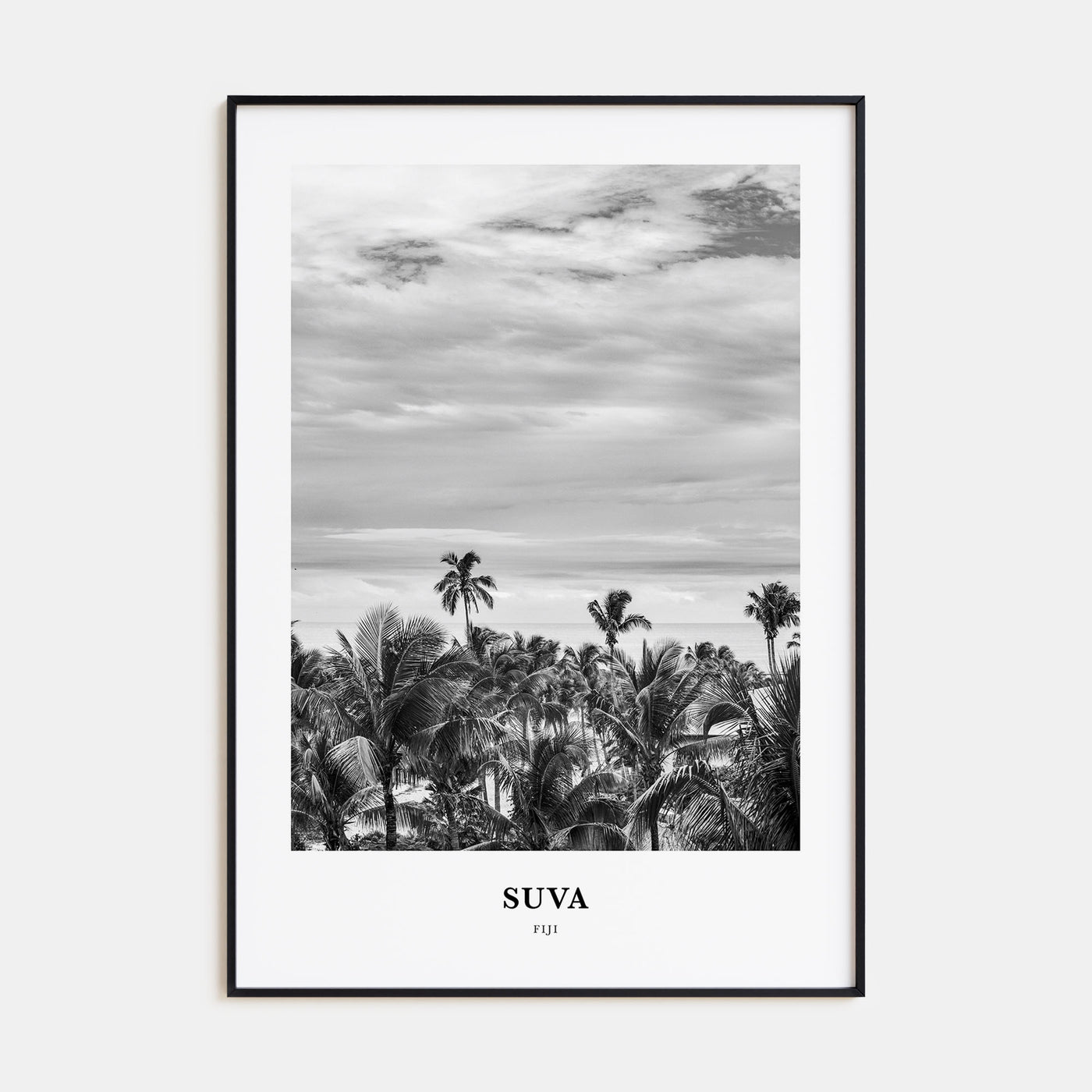 Suva Portrait B&W Poster
