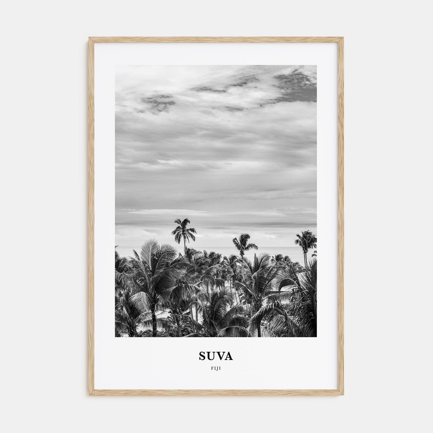 Suva Portrait B&W Poster