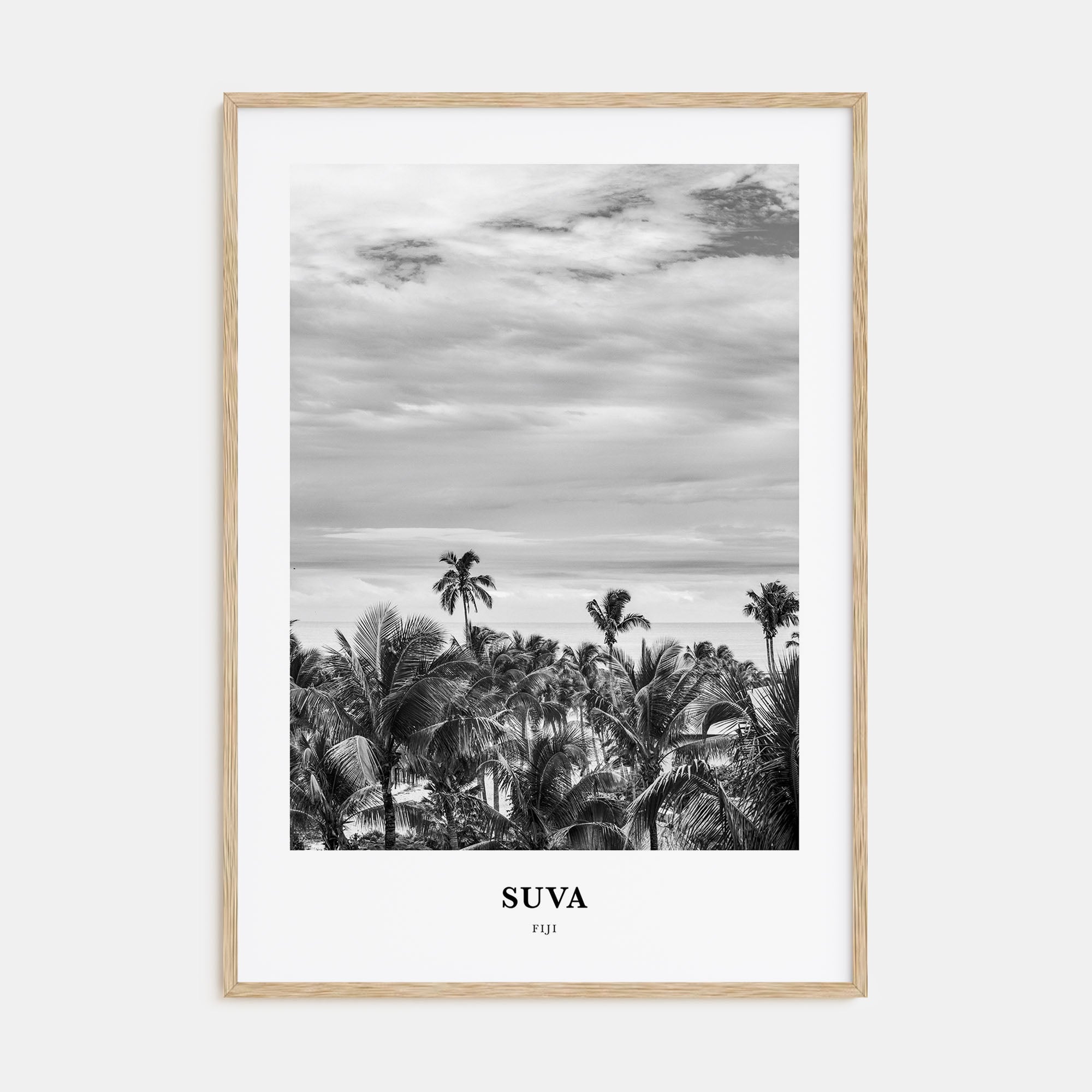 Suva Portrait B&W Poster