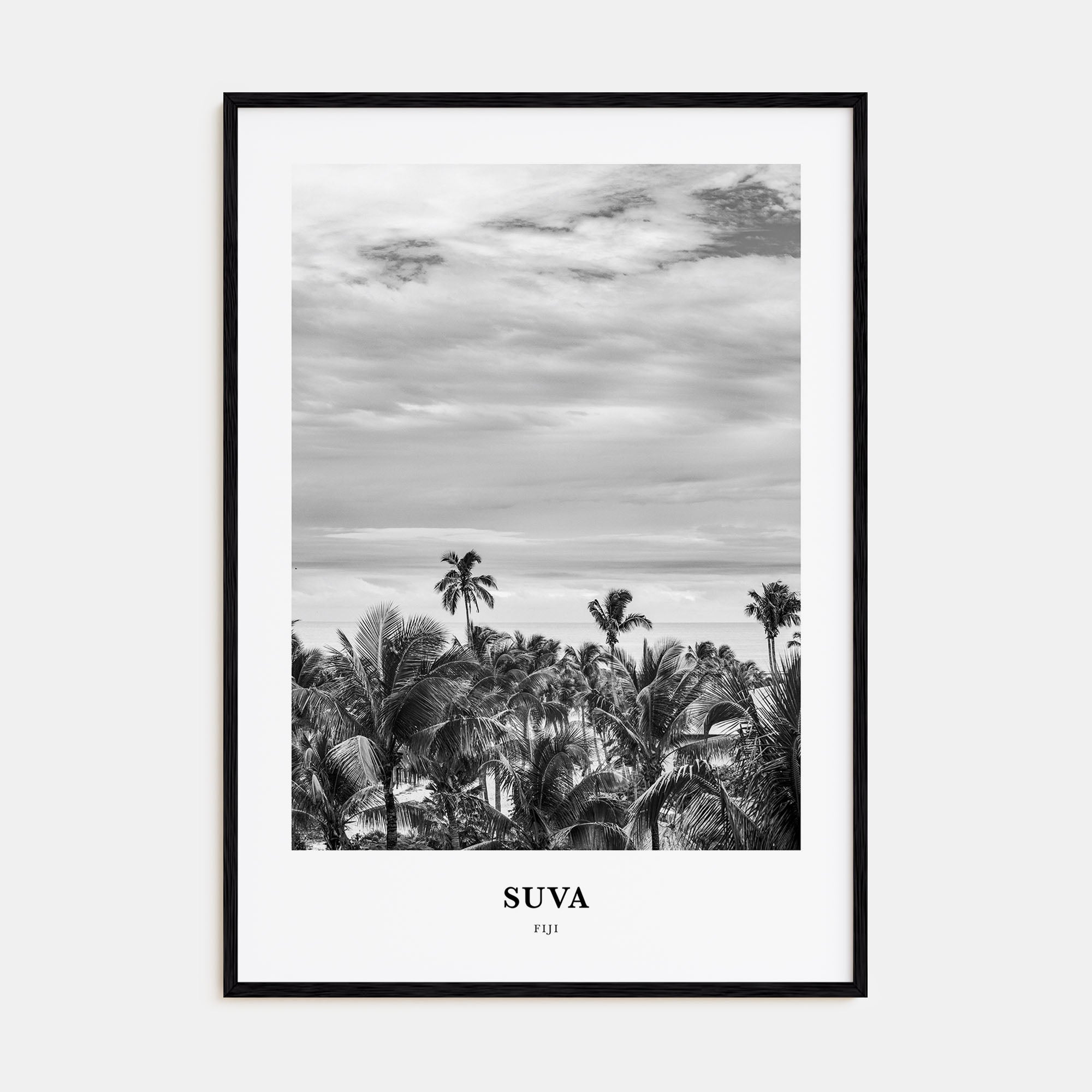 Suva Portrait B&W Poster