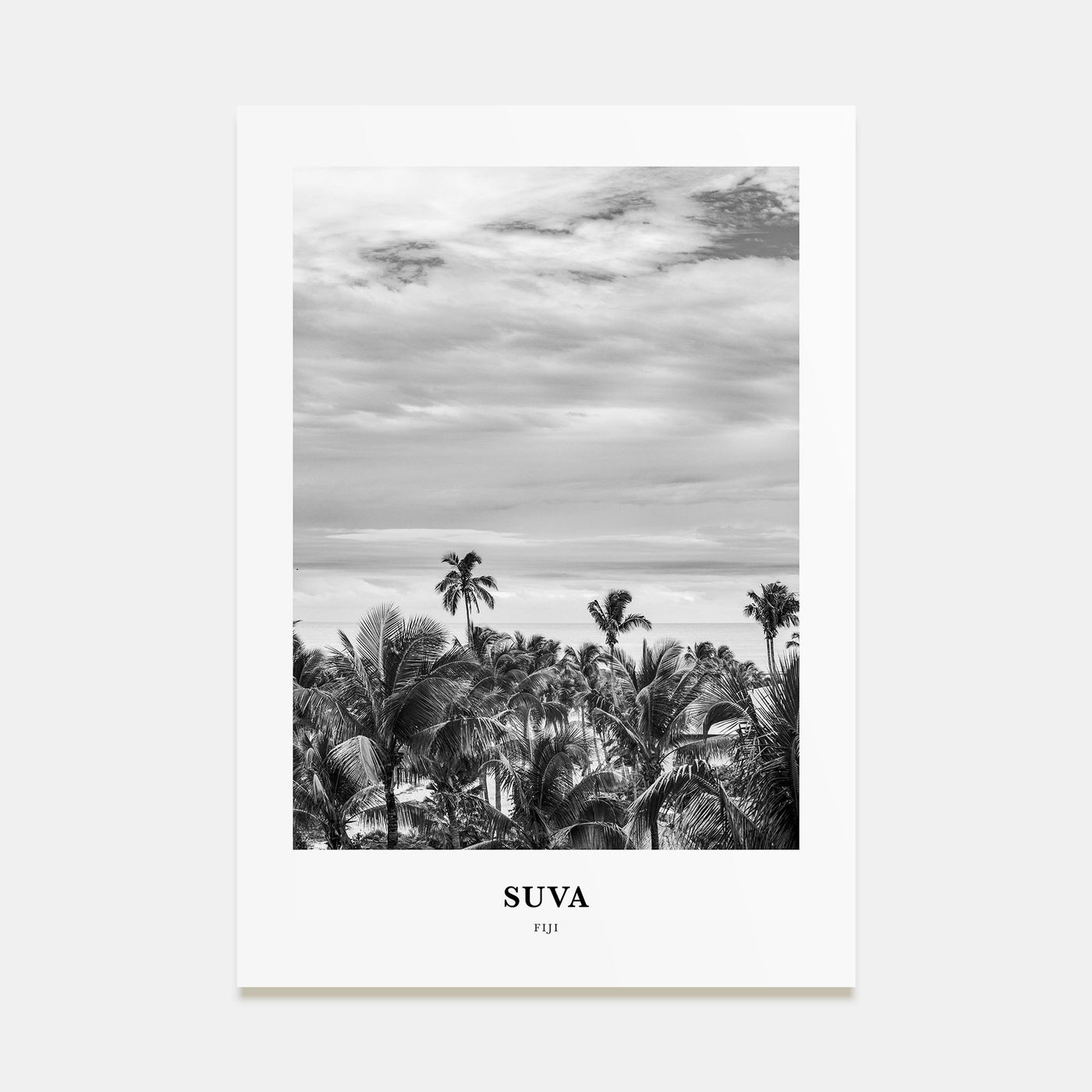 Suva Portrait B&W Poster