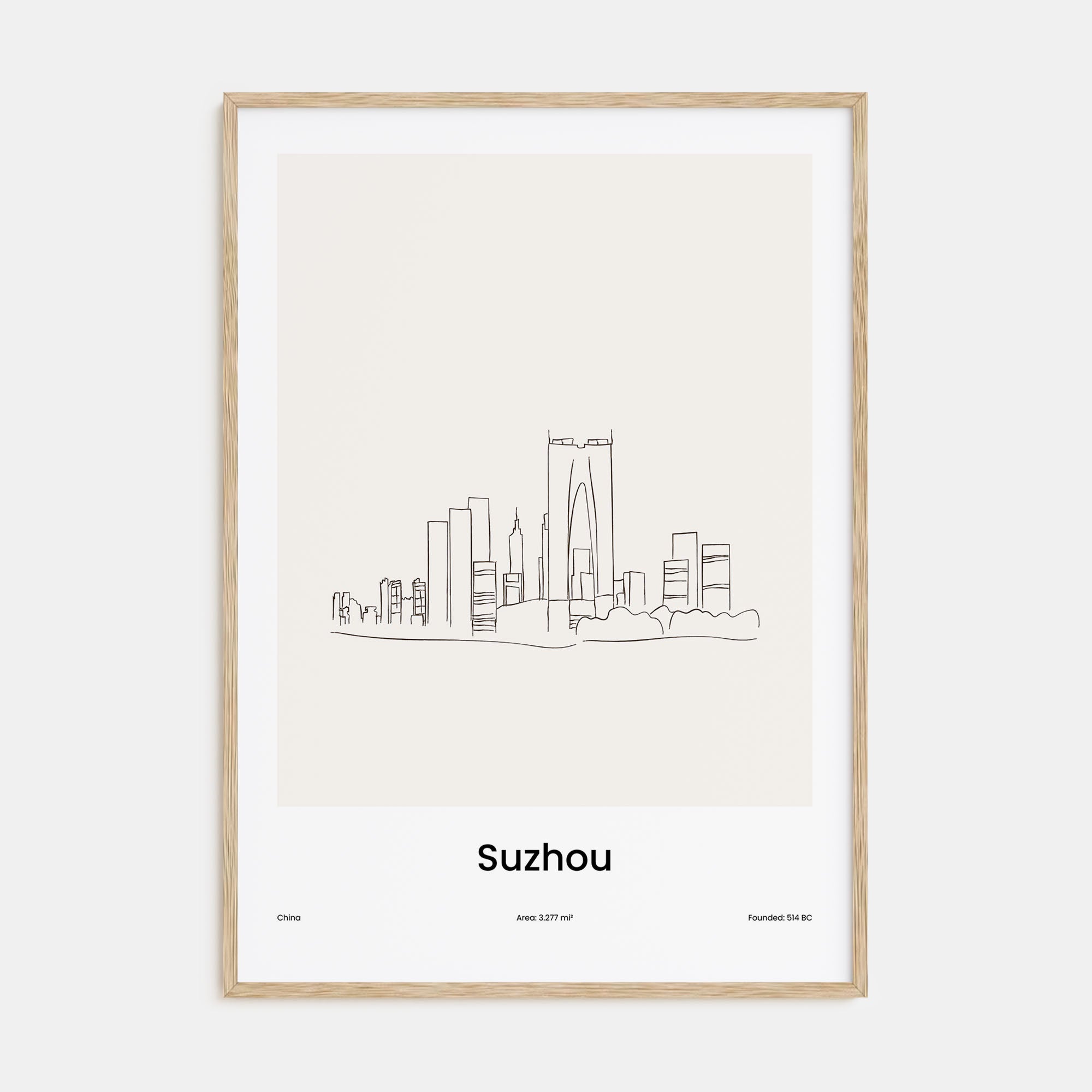 Suzhou Drawn Poster