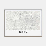 Suzhou Map Landscape Poster