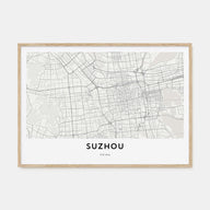 Suzhou Map Landscape Poster
