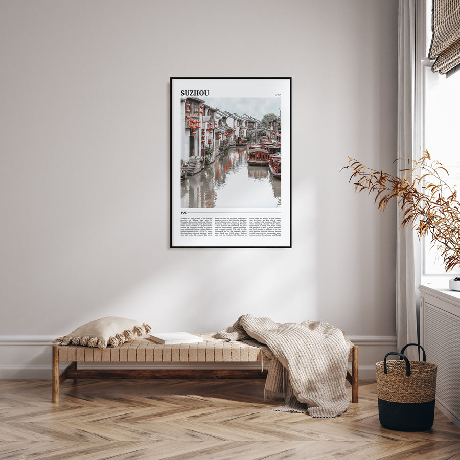 Suzhou Travel Color Poster
