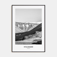 Svalbard Portrait B&W Poster