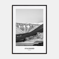 Svalbard Portrait B&W Poster