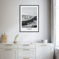 Svalbard Portrait B&W Poster