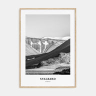 Svalbard Portrait B&W Poster