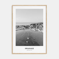 Swanage Portrait B&W Poster
