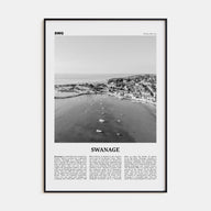 Swanage Travel B&W Poster