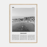 Swanage Travel B&W Poster