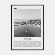 Swanage Travel B&W Poster