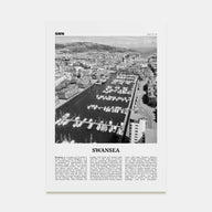 Swansea Travel B&W Poster