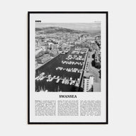 Swansea Travel B&W Poster