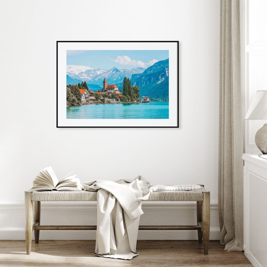 Switzerland Landscape Color Poster