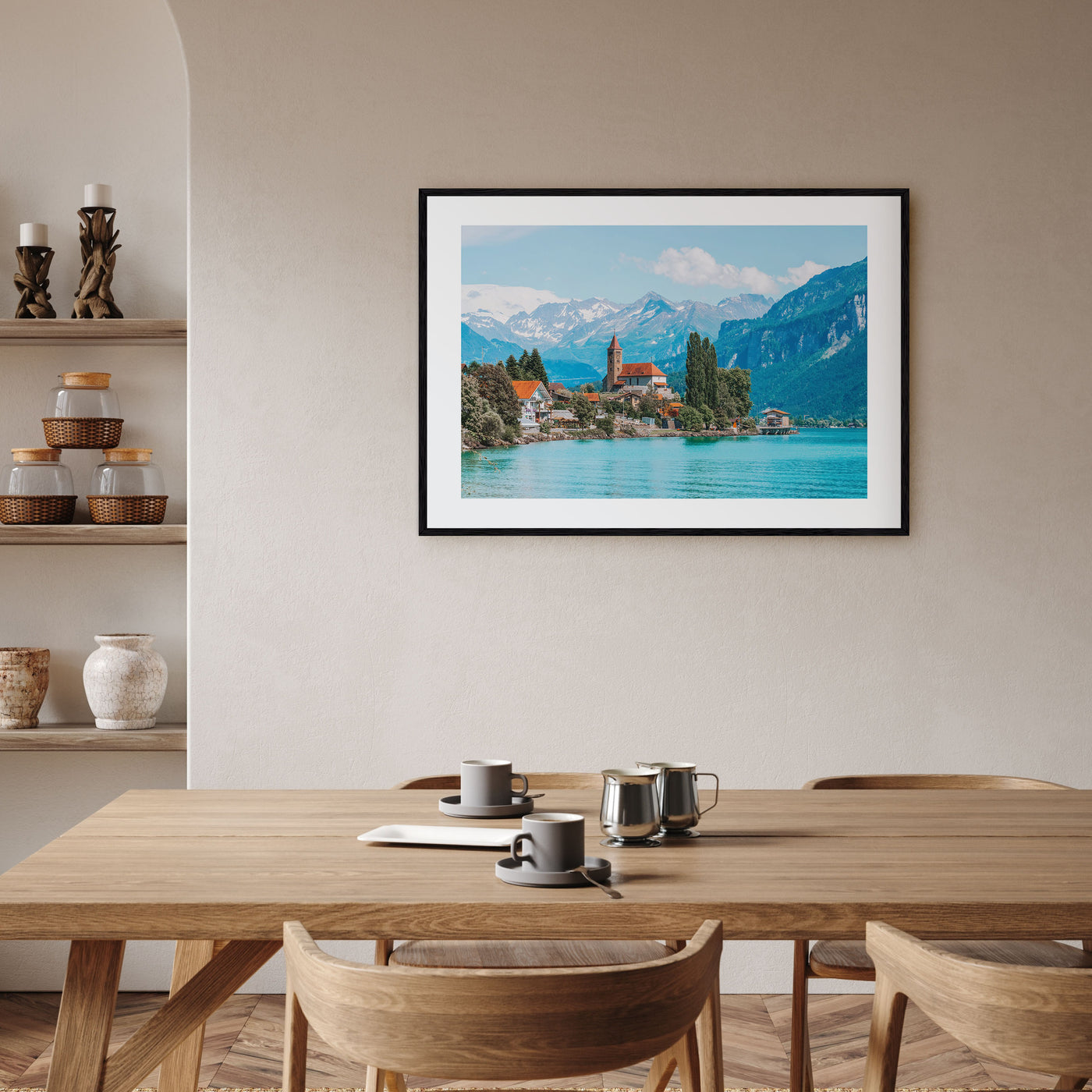 Switzerland Landscape Color Poster