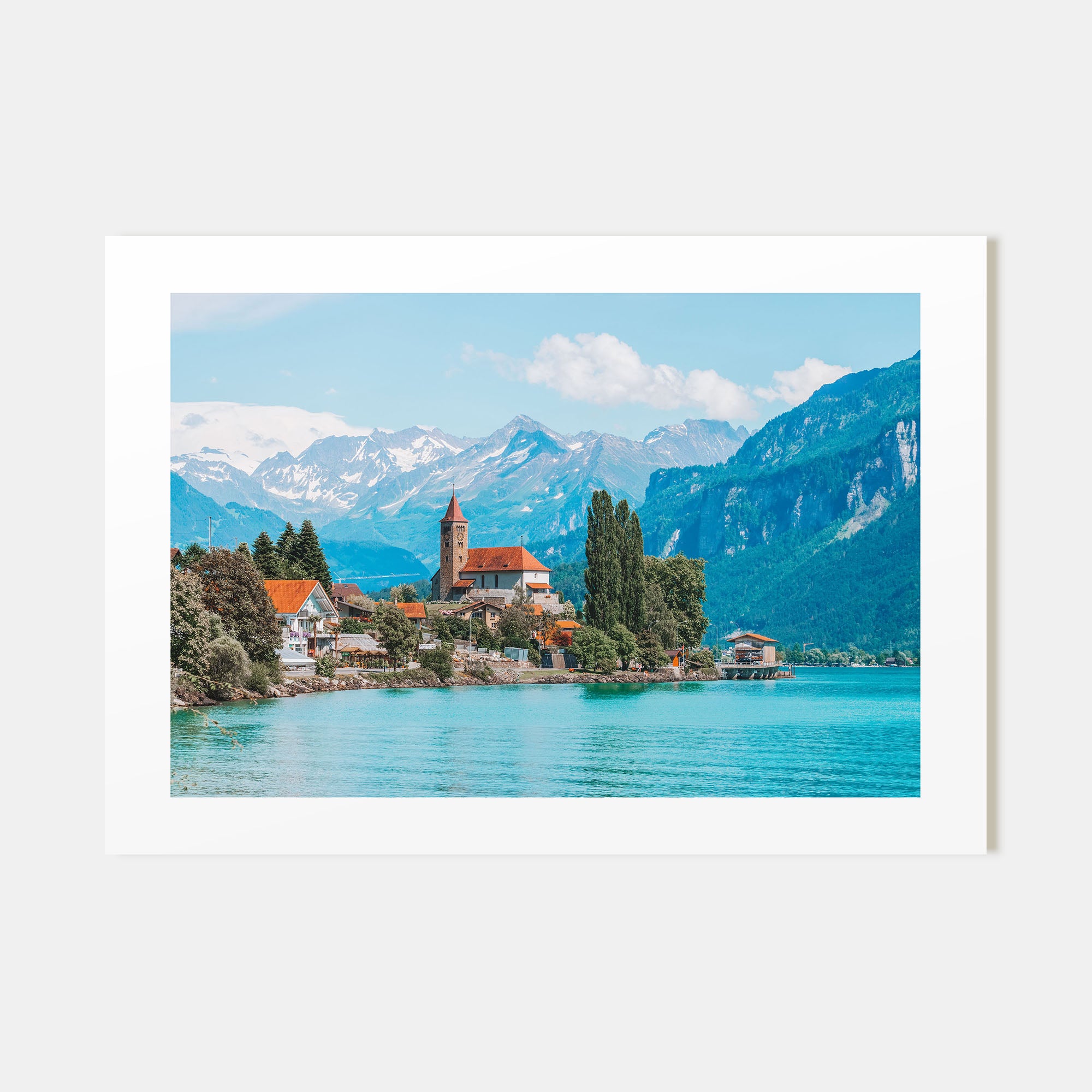 Switzerland Landscape Color Poster
