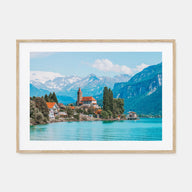 Switzerland Landscape Color Poster