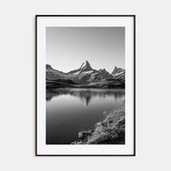 Switzerland Photo B&W Poster