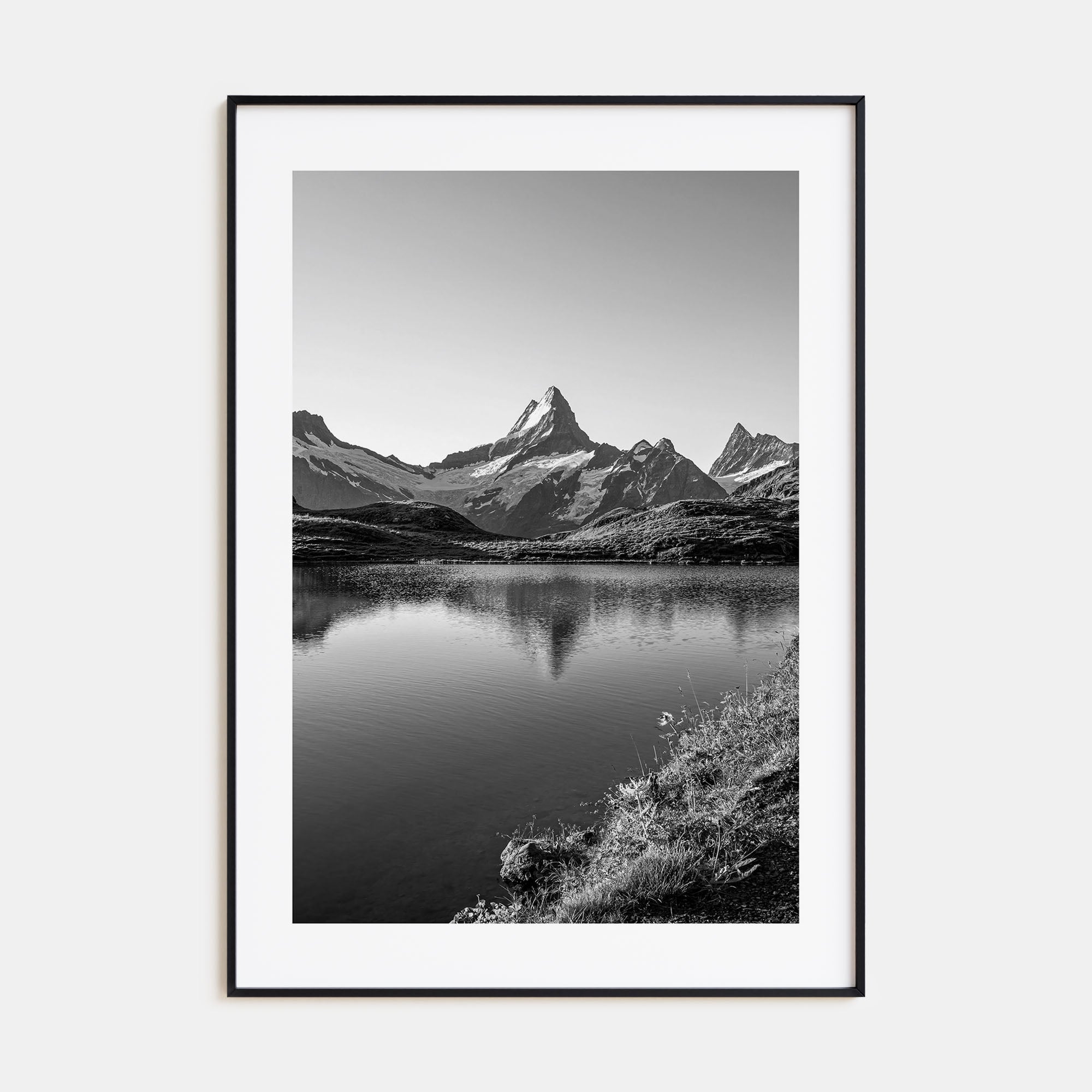 Switzerland Photo B&W Poster