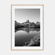 Switzerland Photo B&W Poster