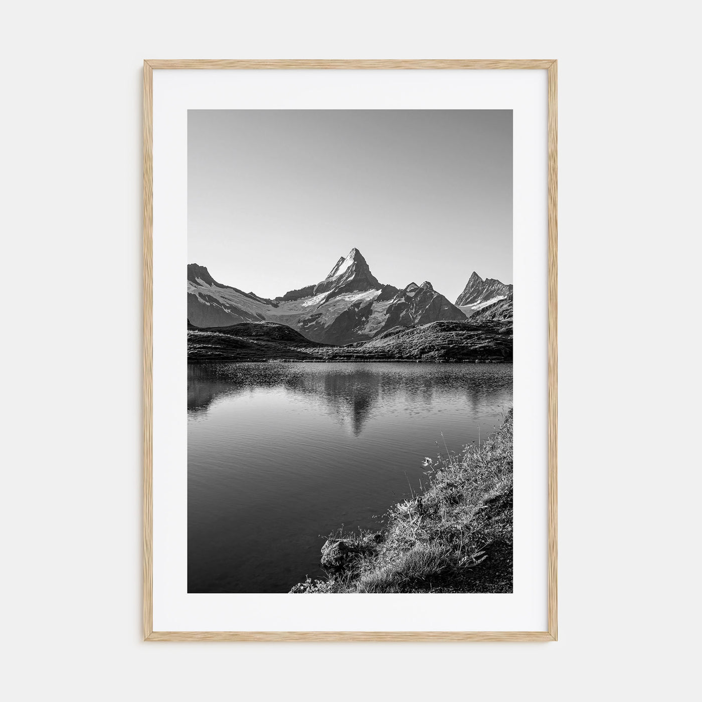 Switzerland Photo B&W Poster