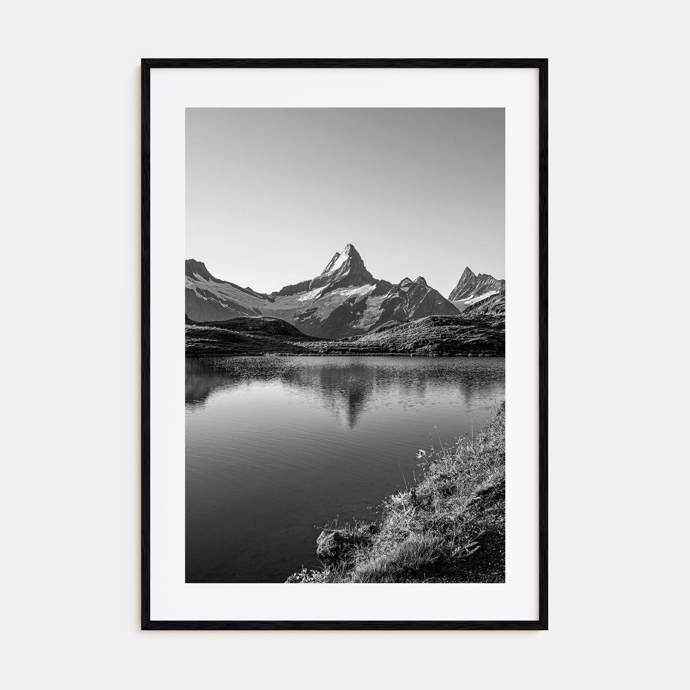 Switzerland Photo B&W Poster