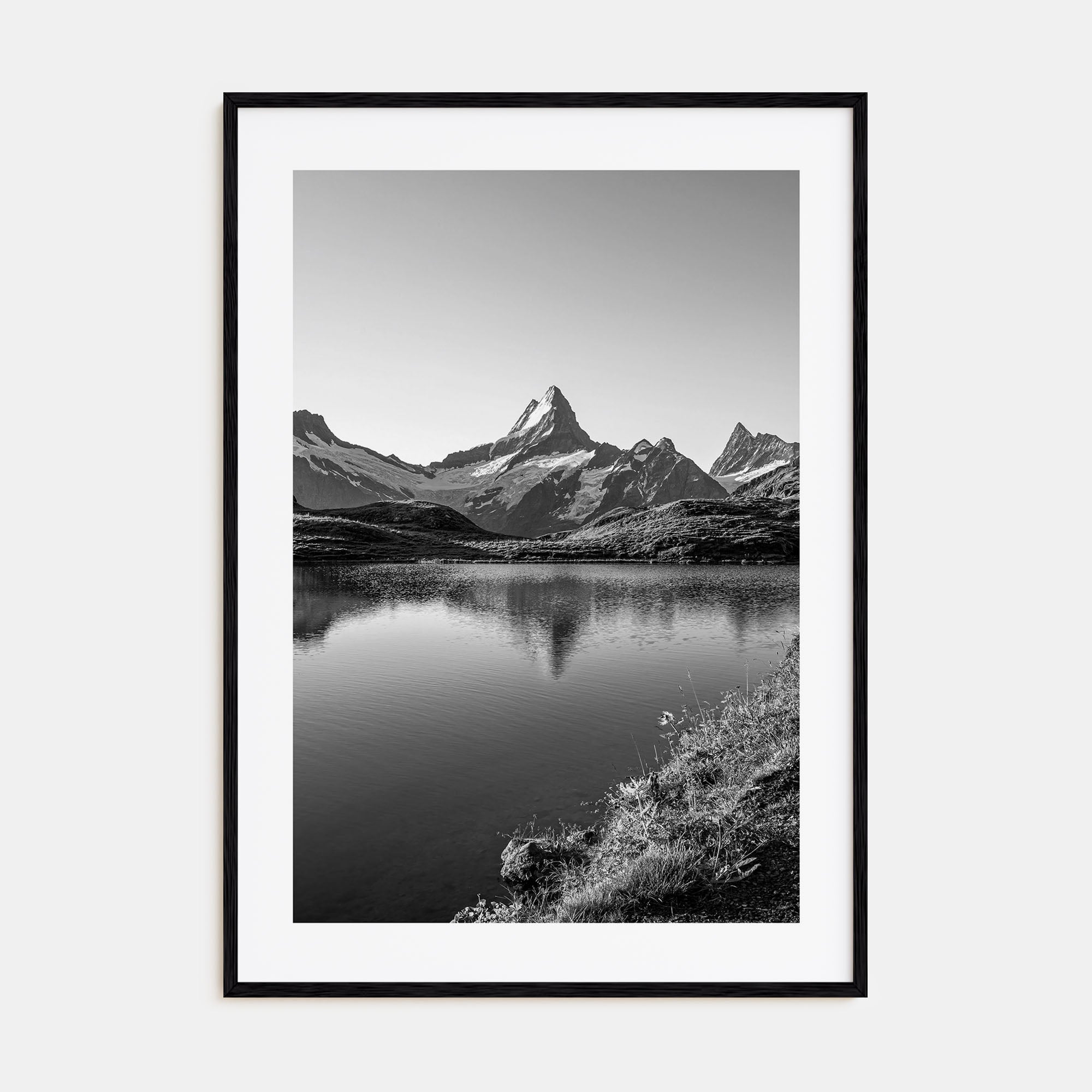 Switzerland Photo B&W Poster