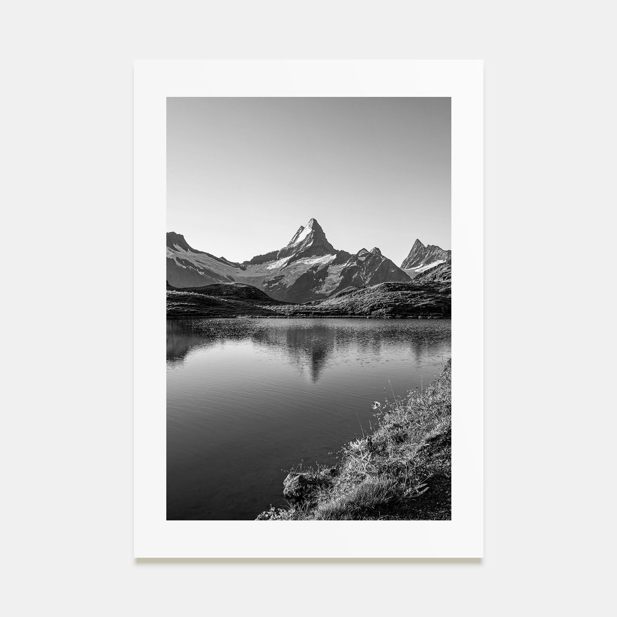 Switzerland Photo B&W Poster