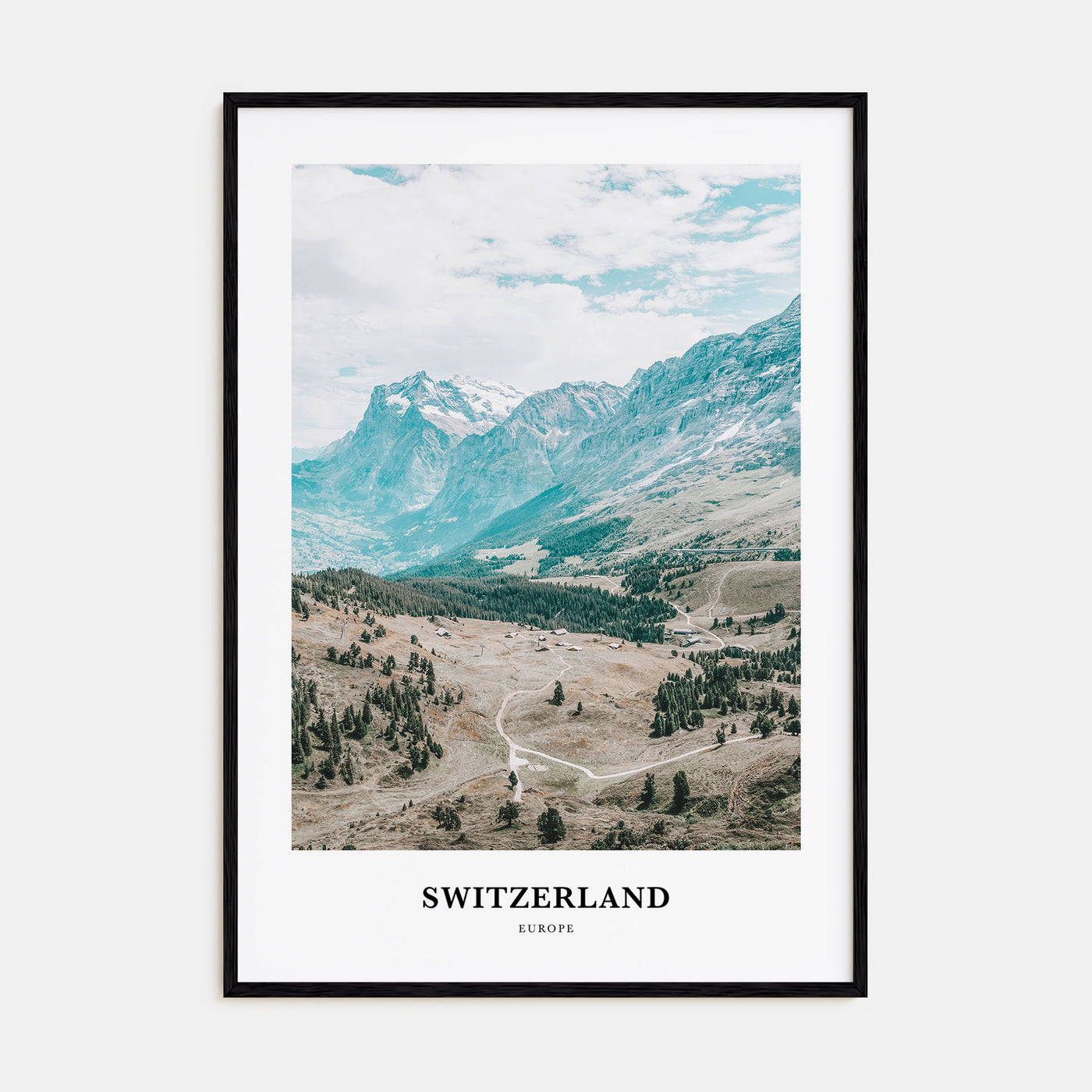 Switzerland Portrait Color Poster