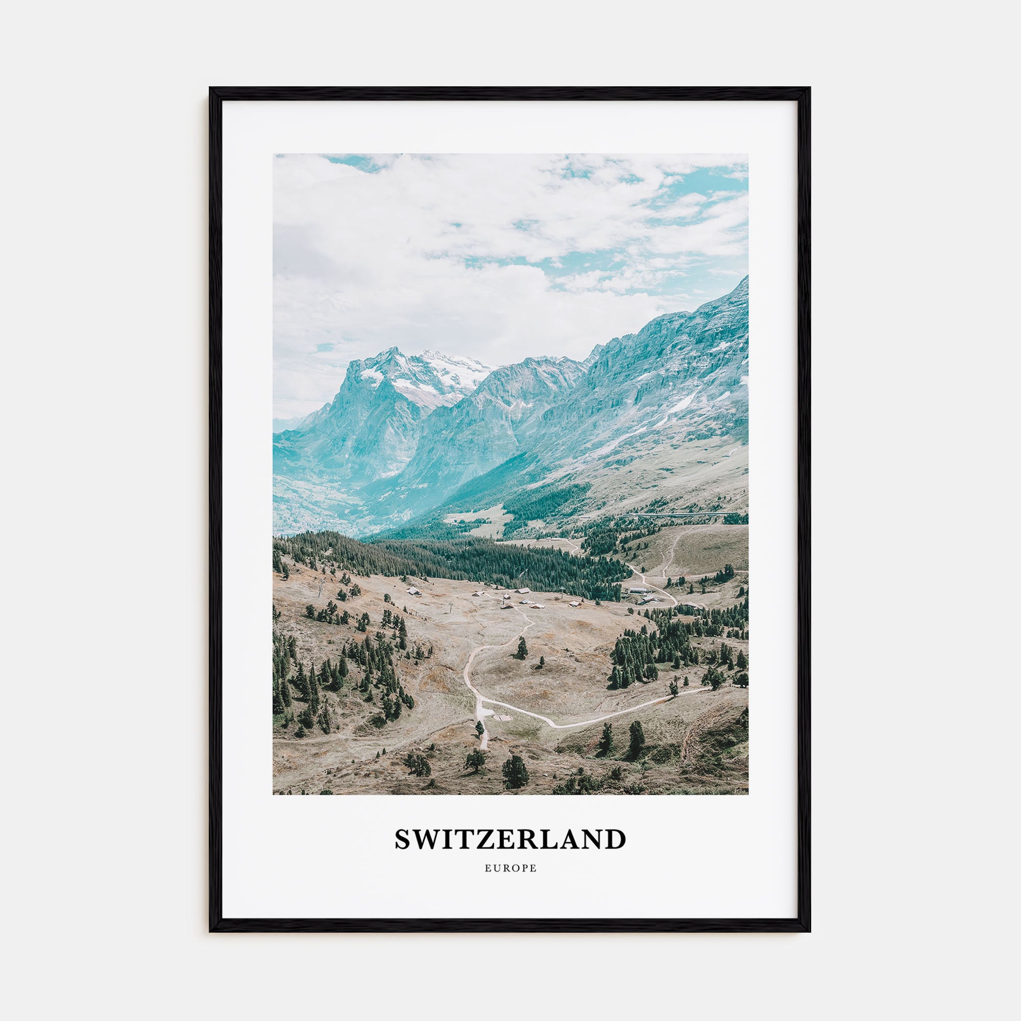Switzerland Portrait Color Poster