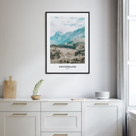 Switzerland Portrait Color Poster