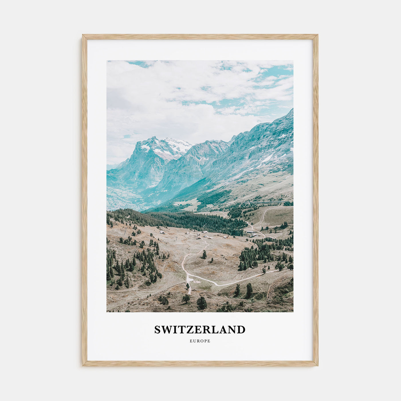 Switzerland Portrait Color Poster