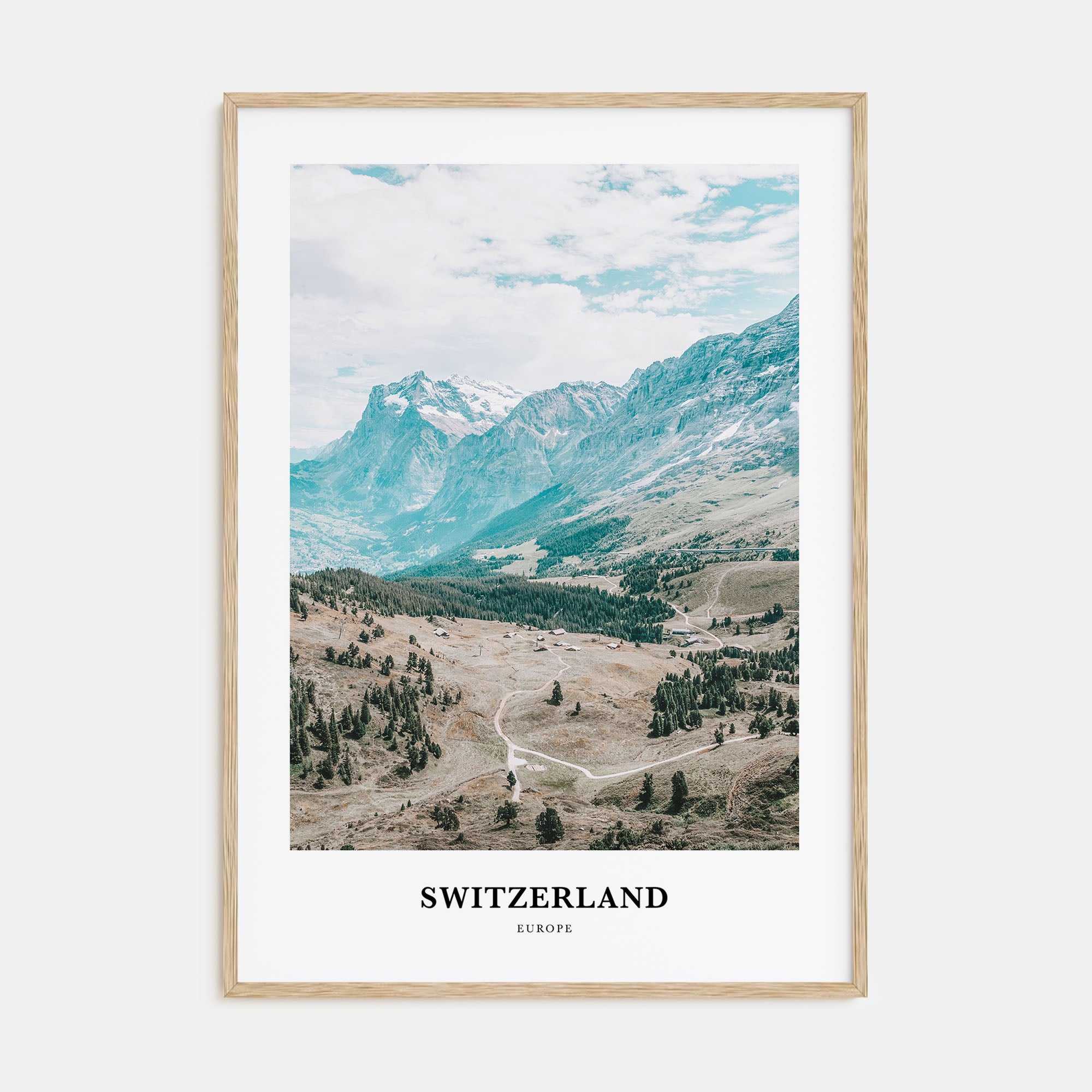 Switzerland Portrait Color Poster