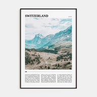 Switzerland Travel Color Poster